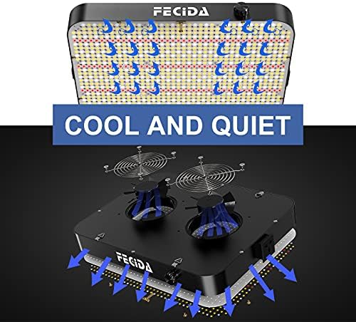 FECiDA Dimmable LED Grow Tent Light for 2x4 3x3 ft Coverage - Image 5