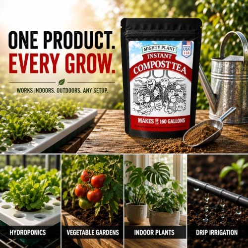 Instant Compost Tea (1 lb) – Probiotic Plant Food Bloom Booster & Yield Booster for Hydroponics & All Gardening Types | Microbial Formula Converts Amino Acids for Enhanced Growth (1, Pounds) - Image 3