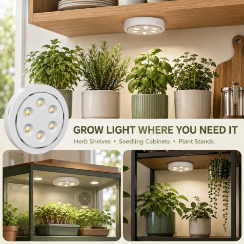 1 Pack Rechargeable Full Spectrum LED Grow Light for Indoor Plants,4000 mAh - Image 7