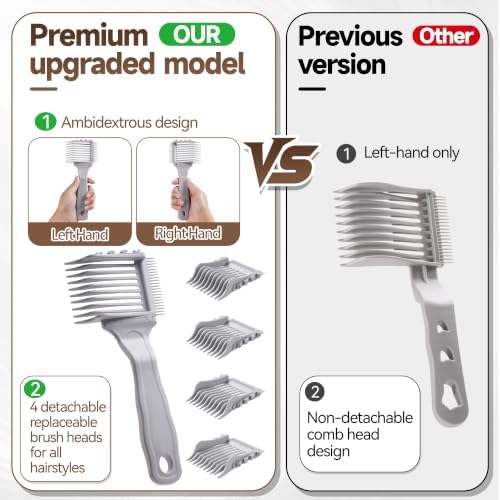 4-in-1 Detachable Fade Comb Set - Image 2