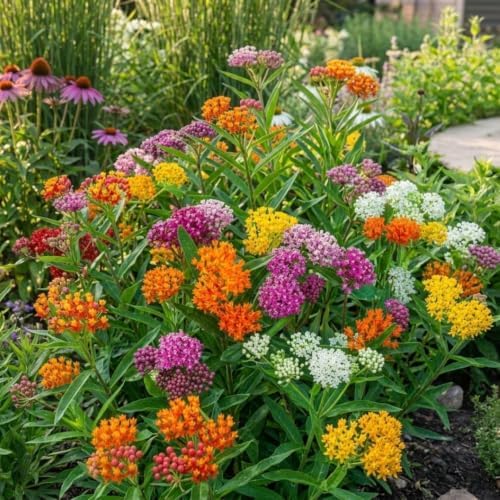 2 Mix Milkweed Live Plants, Asclepias Tuberosa Plant 4–6" Tall - Image 4
