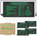 GOLOPET Seedling Heat Mat 4-Pack Dual Certified by MET and UL Plant Heating Mat Pad with Power Failure Protection Thermostatic Waterproof Suitable for Seedlings by Afullrangeofservicesforyourpet