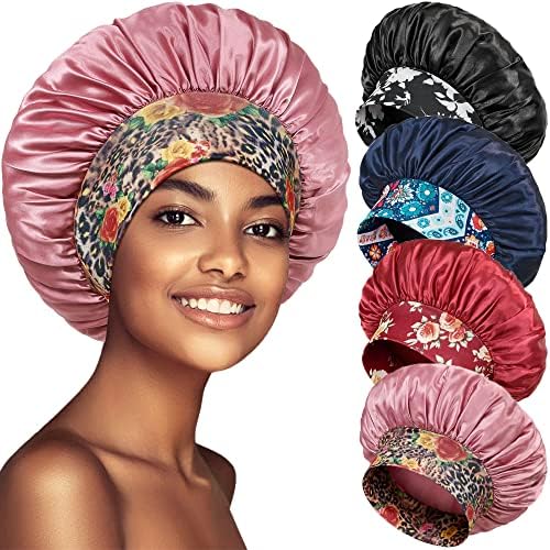 Satin Bonnet Hair Bonnet for Sleeping, Sleep Bonnets for Women by PHILIGHTS