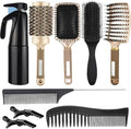 8pcs Hair Brush Set for Women Hair Styling Designed for Family Daily Care by Aozzy