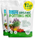 Back to the Roots 100% Organic Potting Mix (Value 12 Quart) | Premium Blend | Made in the USA by BacktotheRoots