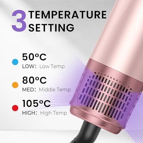 5 in 1 Hair Dryer Brush Set, Air Curler Wrap Hair Styler Blow Dryer - Image 6