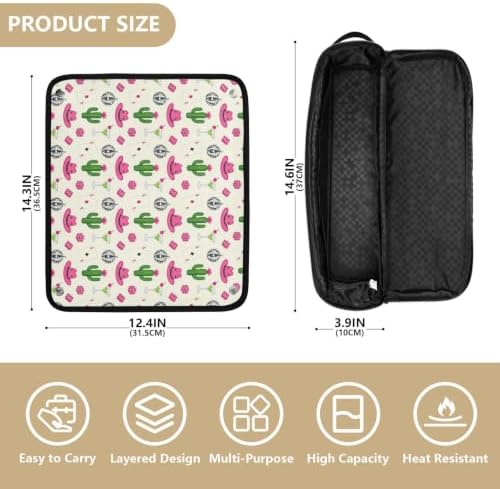 Yuiboo Hot Hair Tool Storage Bag with Heat Resistant Mat - Image 4