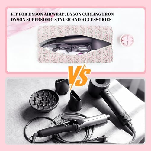 Hair Tools Travel Carrying Bag, Quilted Floral Bag for Shark Flexstyle - Image 2