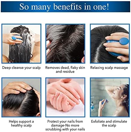 Nizoral Hair Shampoo Brush, Scalp Massager for All Hair Types, 2 Pack - Image 6