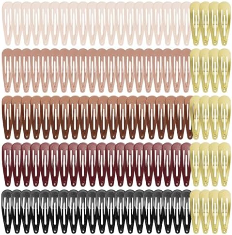 120 Pack 2 Inch Barrettes Women Metal Snap Hair Clips Accessories by Colorfullifefromnowon
