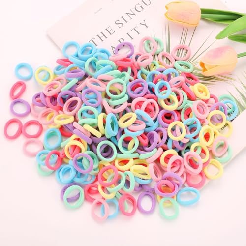 200 Pack Hair Ties BEoffer Baby Toddlers Girls Elastics Hair Band No Damage - Image 5