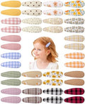 doboi Toddler Hair Clips for Girls Baby Barrettes-40PCS Gingham Floral by doboi