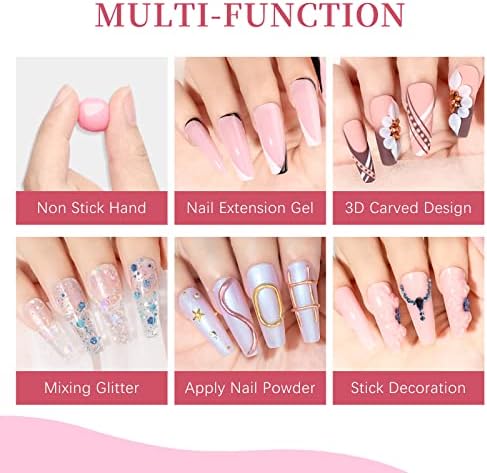 3D Nail Gel Sculpture Gel Solid Builder Gel for Nails 3 Colors - Image 4