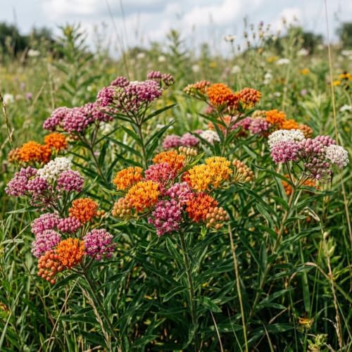 2 Mixed Milkweed Live Plants 4-7 Inches, Asclepias Butterfly Milkweeds - Image 5