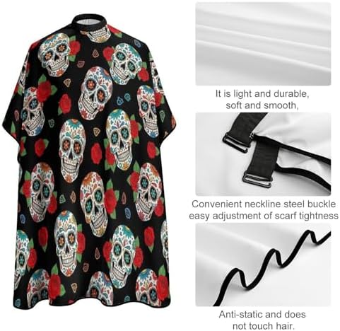 Women Barber Hairdressing Cape Adjustable Salon Cape Apron for Makeup Artist Beautician - Image 4
