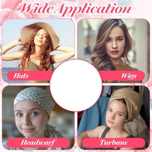 2Pcs Velvet Wig Band for Woman, Adjustable Wig Grip Hair Band - Image 6