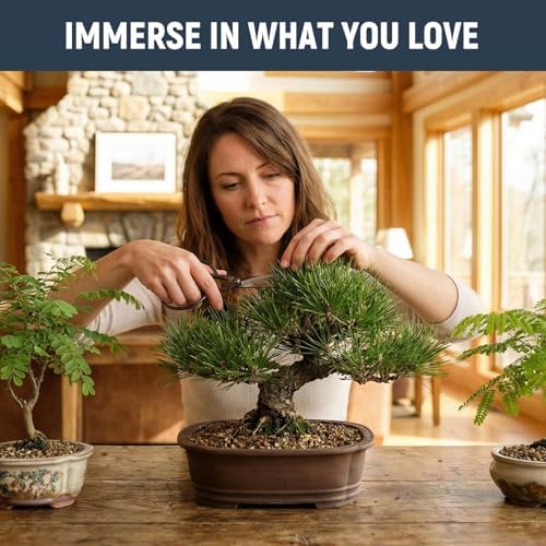 Bonsai Tree Kit - Complete Indoor Bonsai Starter Kit with 5 Unique Tree Seeds, Bonsai Tools - DIY Gardening Gift for Adults Women Men, Mom, Her, Friend (5 Bonsai Trees) - Image 7