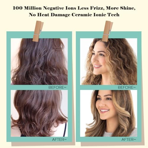 4-in-1 Travel Dual Voltage Blow Hair Dryer Brush - Image 3
