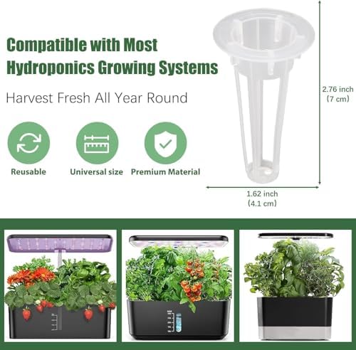 Basil Seed Pods for All Hydroponics Growing Systems, 12 Pods Herb Kit with 400+ Seeds of Thai Basil, Grow Your Own Herb Garden at Home - Image 4