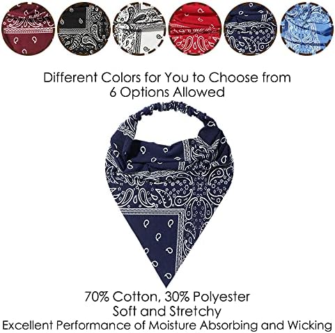 Vercret Hair Scarf Headband for Women,Boho Bandana Pretied Elastic Kerchief - Image 6