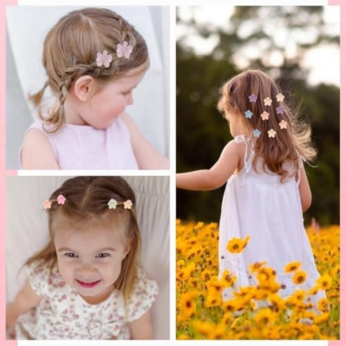 110 PCS Mini Hair Clips Girls Hair Accessories Matte Claw Clips - Image 5