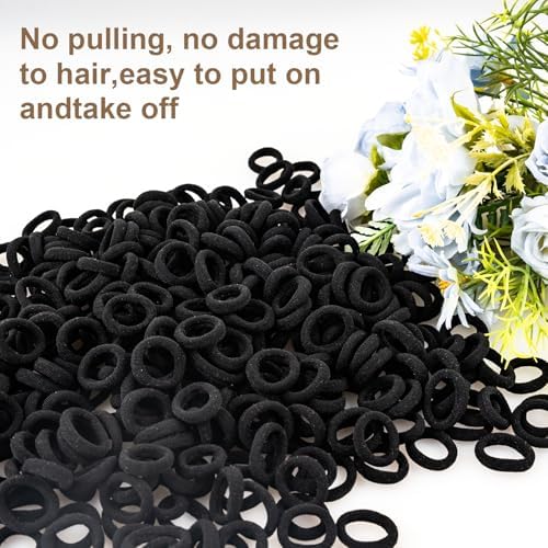 400 Pcs Toddler Hair Ties, Small No Damage Elastic Hair Bands - Image 4