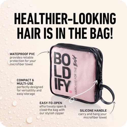 Boldify Quick Dry Microfiber Towel Wrap for Women - for Thin and Curly Hair - Image 5
