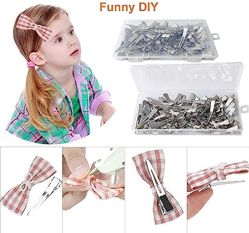 HiJeaton Metal Mini Single Prong Duckbill Clips for Women Pin Curl Styling - Image 5