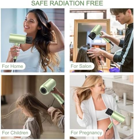 slopehill Professional Ionic Hair Dryer, Lime Cream - Image 7