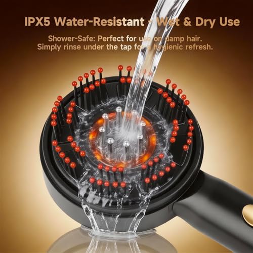 3 in 1 Scalp Massager Hair Growth Hair Oil Applicator,Electric Scalp Brush for Home Electric Head Massager (Standard - Scalp Massager) - Image 5