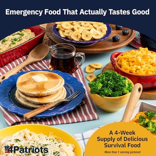 4Patriots 4-Week Survival Food Kit: Emergency Food Supply Designed to Last 25 Years, 192 Servings - Image 4