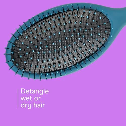 Conair Hair Brush Set, Detangling, Beige, Navy, Coral, 3 Count Full Size (Pack of 8) - Image 3