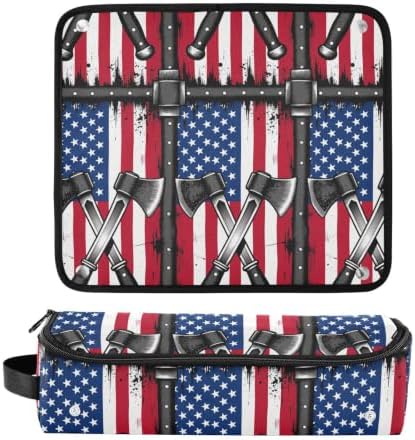 Yuiboo Hot Hair Tool Storage Bag with Heat Resistant Mat - Image 3