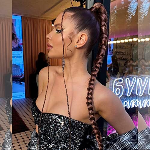Braided Ponytail with Hair Tie Straight Wrap Around Hair Ponytail Extension - Image 6