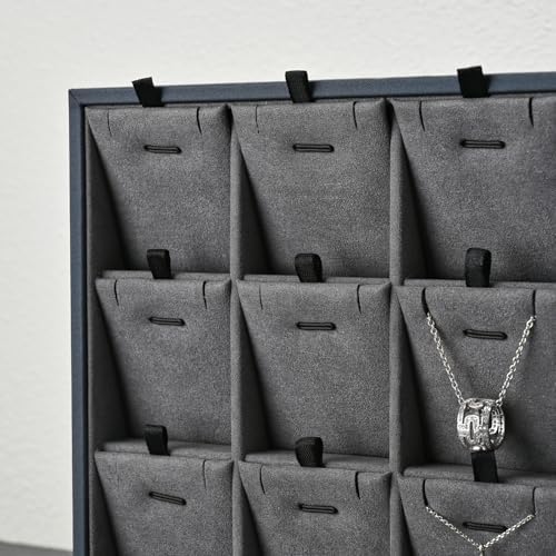 24 Grid Removable Insert Jewelry Necklace Display Tray - Image 4