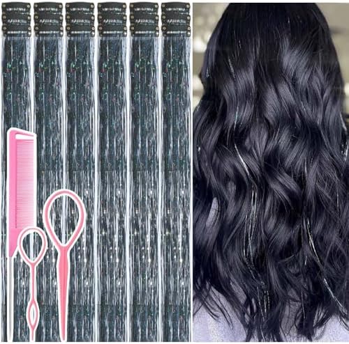 Hair Tinsel Clip in Black Fairy Hair Tinsel Kit by Rootoofocusesonthesecretstoenhancingwomensbeauty