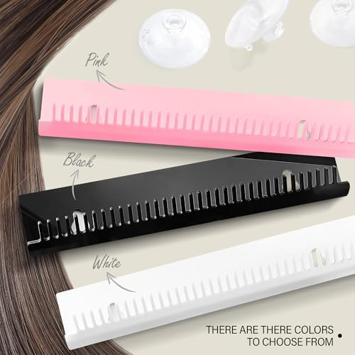 Hair Extension Hanger Weft Storage Rack for Washing Styling Clip-In Extensions Stand Display Mount Accessories Pink Professional Salon Tool Organizer - Image 7