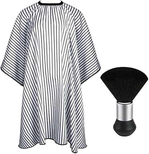 FEBSNOW Barber Cape Professional Hair Cutting Cape with Neck Duster Brush by HOMECRAFTBEAUTYBABY