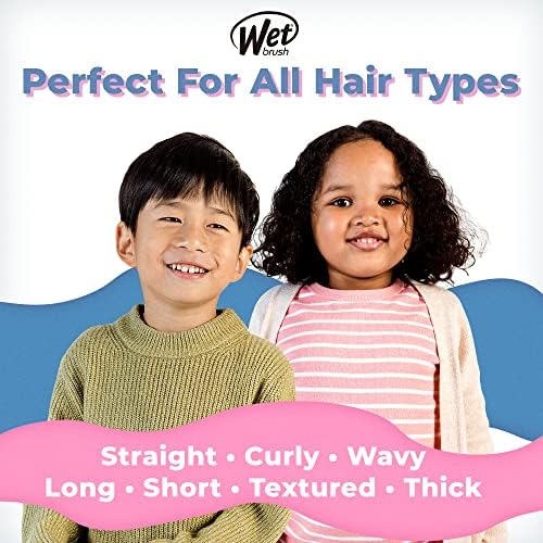 Wet Brush Kids Detangler Hair Brushes - Chevron - Midi Detangling Brush with Ultra-Soft IntelliFlex Bristles Glide Through Tangles with Ease - Pain-Free Comb for All Hair Types - Image 6