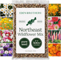 Eden Brothers Northeast Wildflower Mixed Seeds for Planting, 1/4 lb, 120,000+ Seeds with Cosmos, Candytuft, Shasta Daisy | Attracts Pollinators, Plant in Spring or Fall, Zones 3, 4, 5, 6, 7, 8, 9, 10 by EdenBrothers