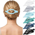AWAYTR 6Pcs French Flat Hair Clips, Lay Flat Claw Clip for Women by AWAYTR