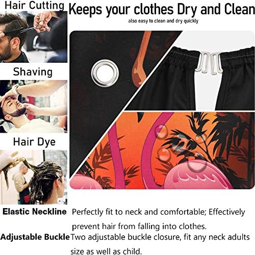 Barber Capes Polyester Hair Cutting Salon Cape with Snaps Beard Bib Hairdresser Gown Stylist Cape For Men Women - Image 5