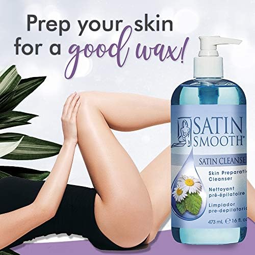Satin Smooth Pre Wax Cleanser Hair Removal Skin Prep Cleanser, 16 fl oz - Image 2