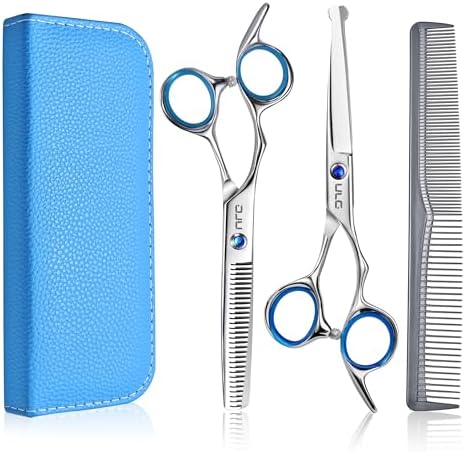 ULG Kids Hair Cutting Scissors, 6.5" Round‑Tip Safety for Toddlers & Adults by ULG