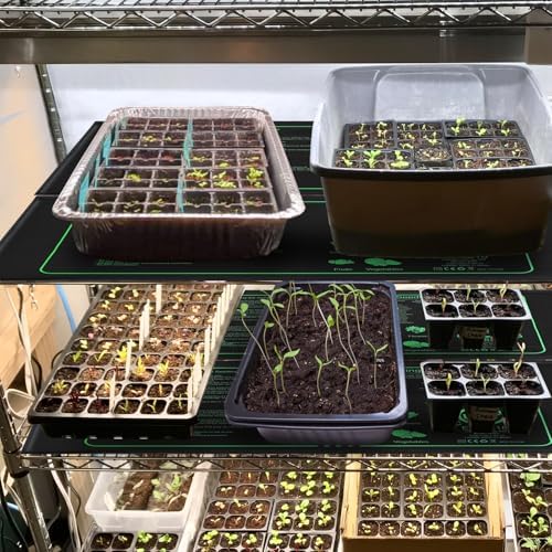 6 PCS Durable Seedling Heat Mat for Plants - 10'' x 20.5'' Bulk Seed Starting Heating Mat for Indoor Grarden Greenhouse, Waterproof Warm Hydroponic Seed Mat for Plant Germination Growth - Image 6