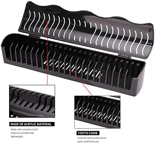 Hair Extension Holder Hair Extension Style Caddy Designed to Hold Clip-Ins, Tape-In’s, Micro Bundles and Sew-In Wefts While You Color, Wash, Style, Pack and Store (Black) - Image 6