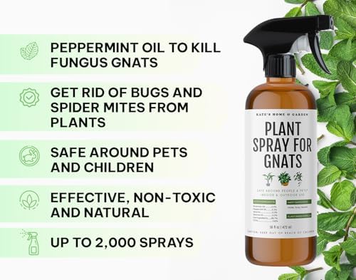 Kate's Home & Garden Plant Spray for Insects & Gnats, 12 Sticky Traps, 16oz - Image 2