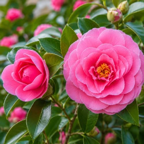 High Fragrance Camellia - 12-18" Tall Live Plant - Gallon Pot - Image 3