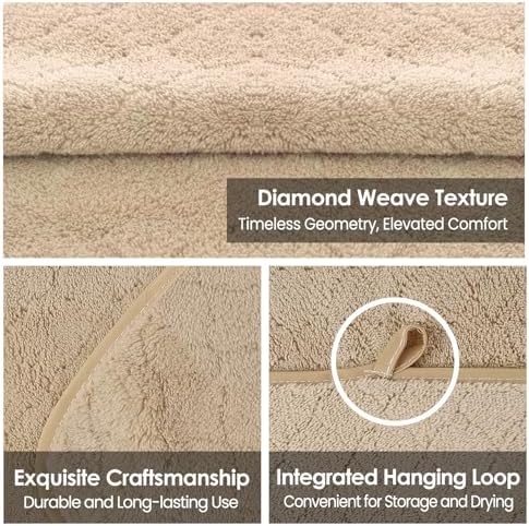 JML Bath Towels, Pack of 4, 30"x60", Large, Camel - Image 3