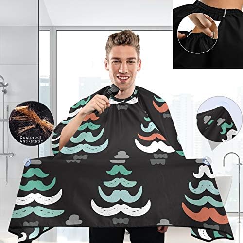 Barber Capes Polyester Hair Cutting Salon Cape with Snaps Beard Bib Hairdresser Gown Stylist Cape For Men Women - Image 3